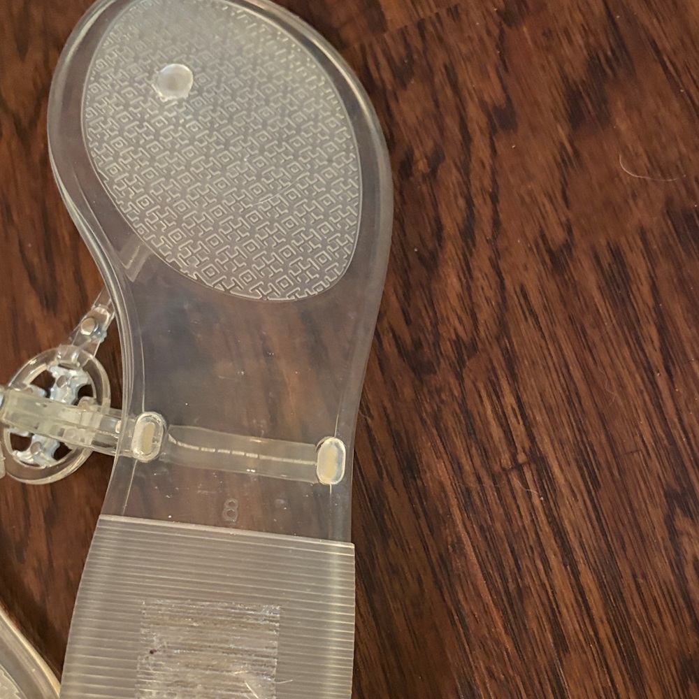 Clear Tory Burch  Logo Sandals - Picture 2 of 2